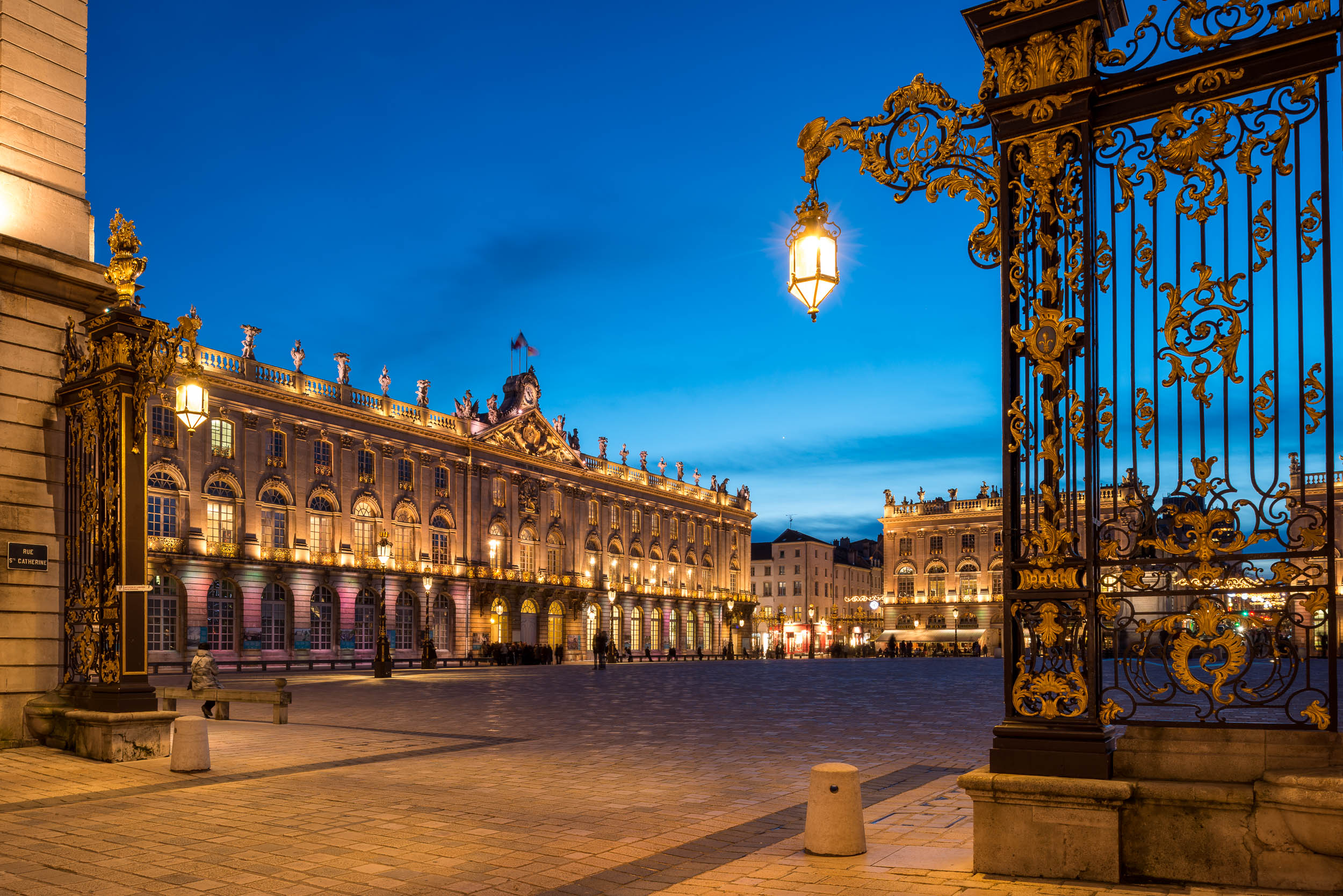 Les grilles dorées de la Place Stanislas à Nancy
